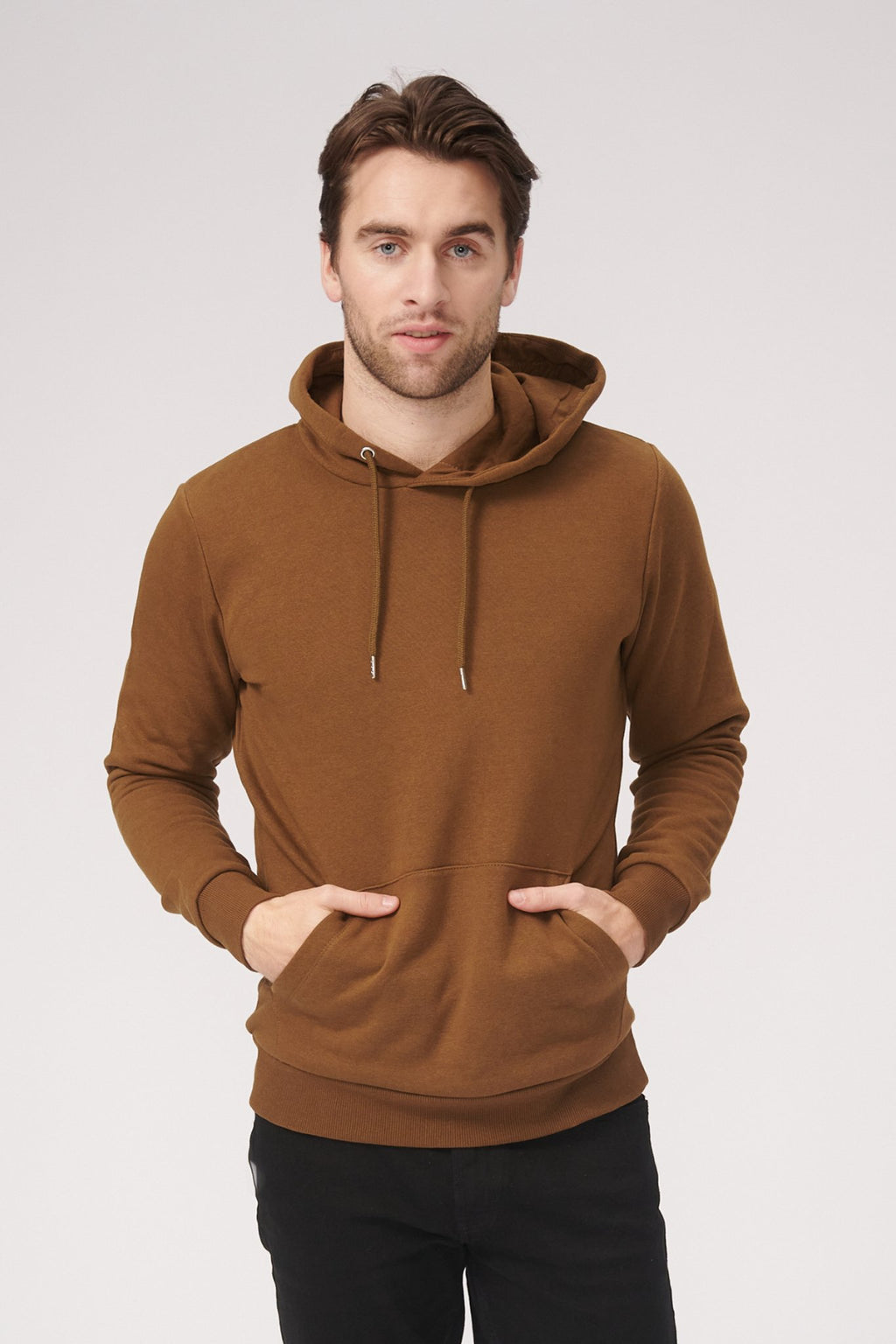 Basic Sweatsuit mit Hoodie (Brown) - Paketgeschäft