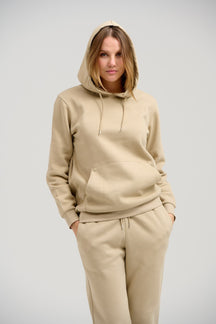 Basic Sweatsuit mit Hoodie (Dark Beige) - Paketgeschäft (Frauen)