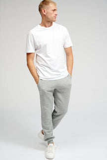 Basic Sweatpants - Light Grey Melange