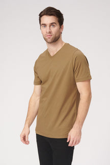 Grundlegendes vneck T -Shirt - Olive