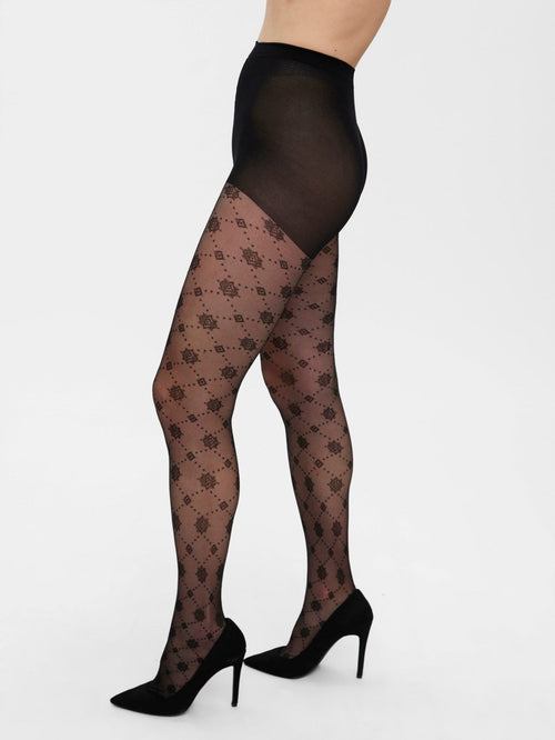 Bertha Tights - Black - TeeShoppen Group™ - Underwear - Vero Moda
