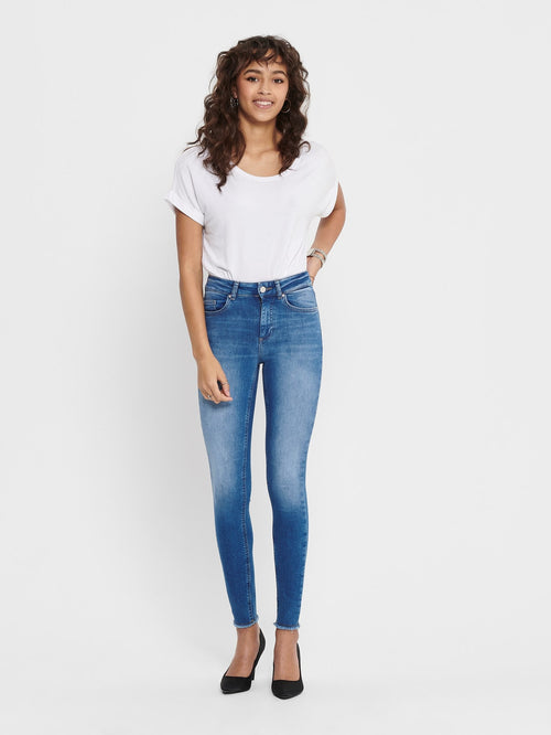 Blush Midsk Jeans - Medium Blue - TeeShoppen Group™ - Jeans - ONLY