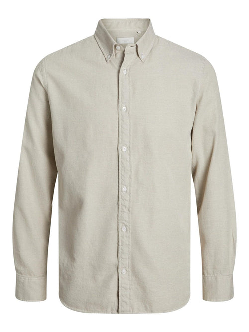 Brook Grindle Shirt - Light Grey Melange - TeeShoppen Group™ - Formal Shirts & Blouses - Jack & Jones