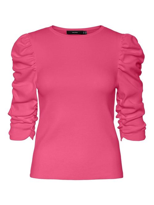 Callie Bluse - Hot Pink - TeeShoppen Group™ - Formal Shirts & Blouses - Vero Moda