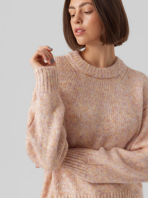 Cally O-Neck Pullover - Radiant Yellow - TeeShoppen Group™ - Knitwear - Vero Moda