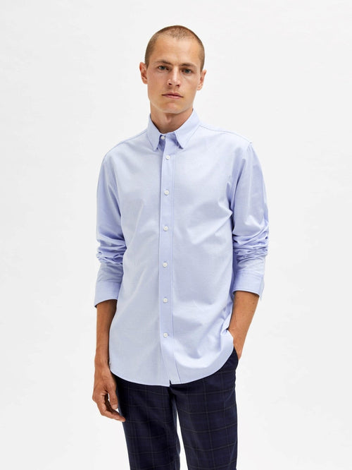 Charles Slim Shirt - Light Blue - TeeShoppen Group™ - Formal Shirts & Blouses - Selected Homme
