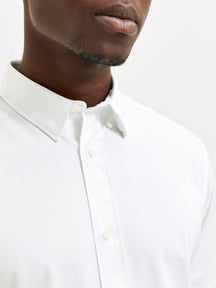 Charles Slim Shirt - Weiß