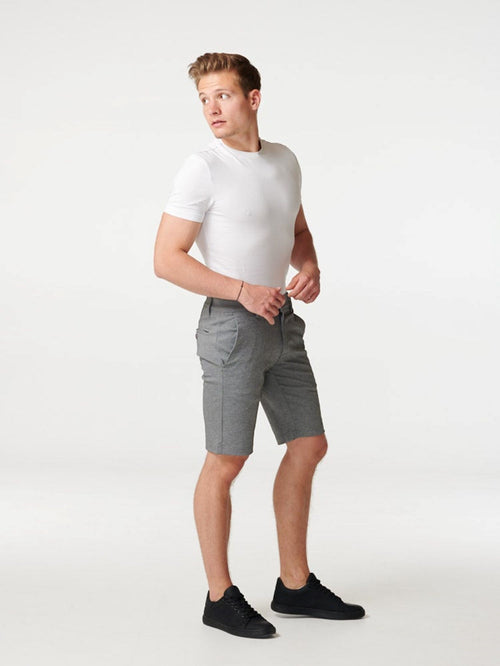 Chino Shorts - Mottled gray - TeeShoppen Group™ - Shorts - TeeShoppen