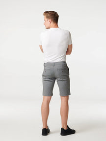 Chino -Shorts - fackelt grau