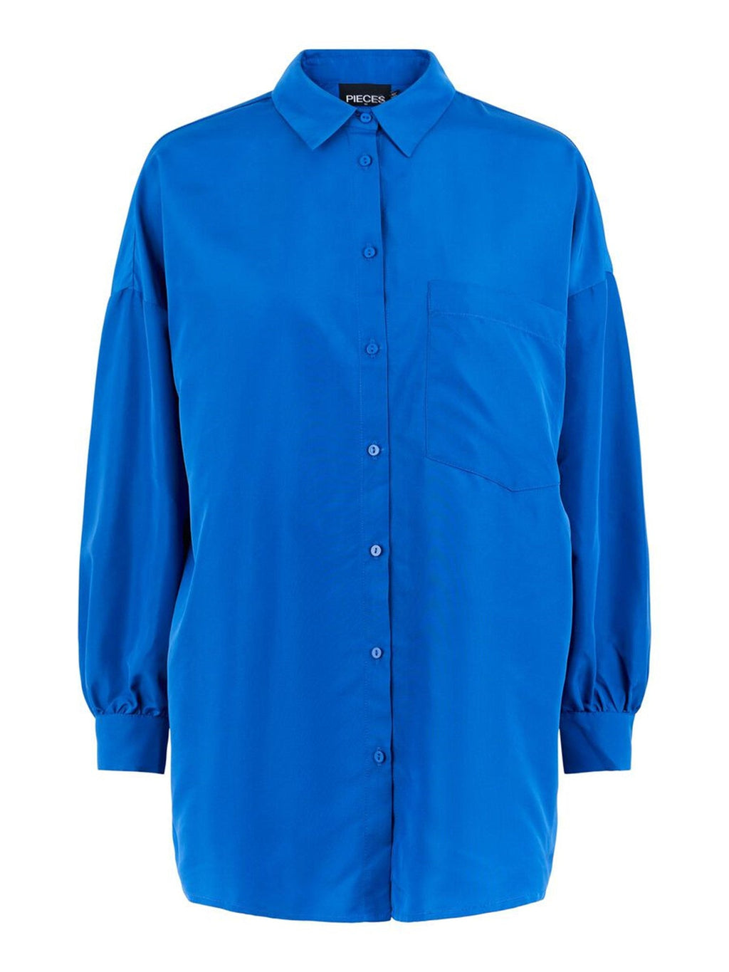 Chrilina Oversized Shirt - Mazarine Blue