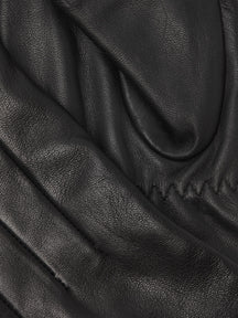 Klassische Lederhandschuhe - schwarz