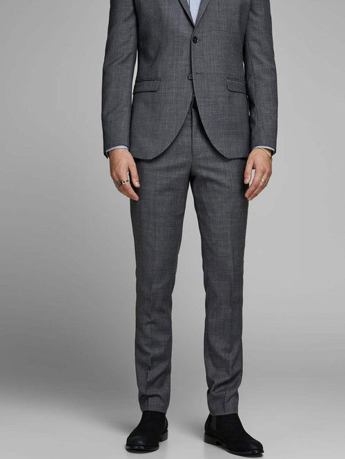 Classic Suit pants Slimfit - Dark Gray - TeeShoppen Group™ - Pants - Jack & Jones