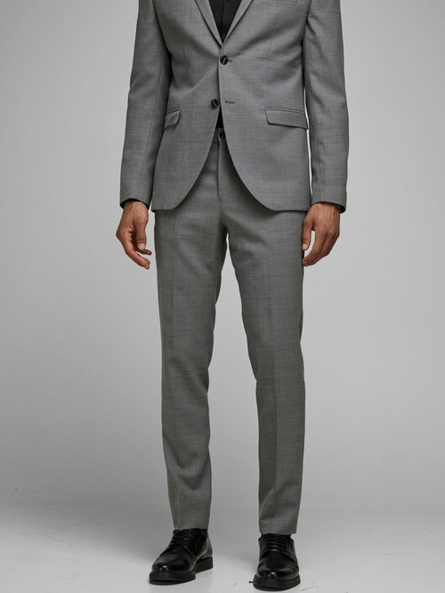 Classic Suit pants Slimfit - Light gray - TeeShoppen Group™ - Pants - Jack & Jones