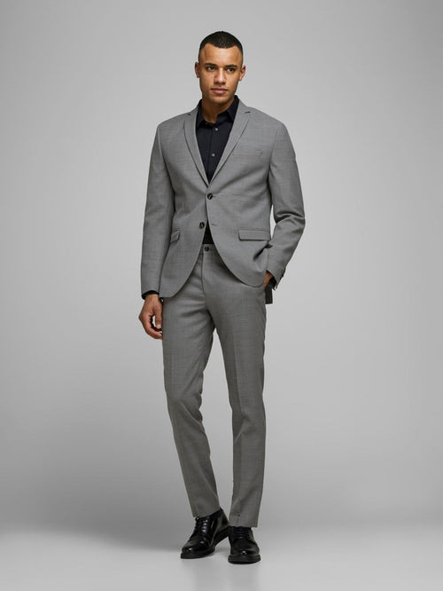 Classic Suit pants Slimfit - Light gray - TeeShoppen Group™ - Pants - Jack & Jones