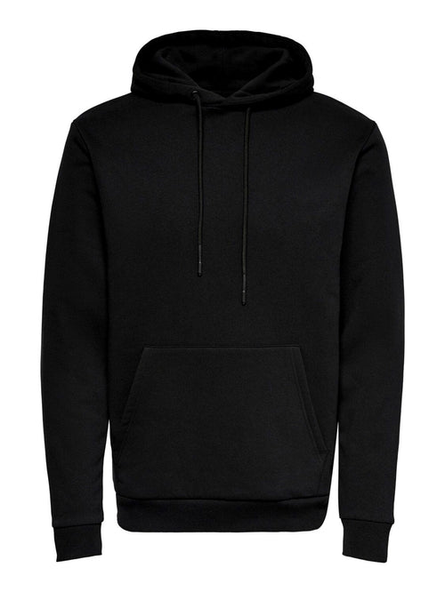Classic Sweat Hoodie - Black - TeeShoppen Group™ - Shirt - Only & Sons