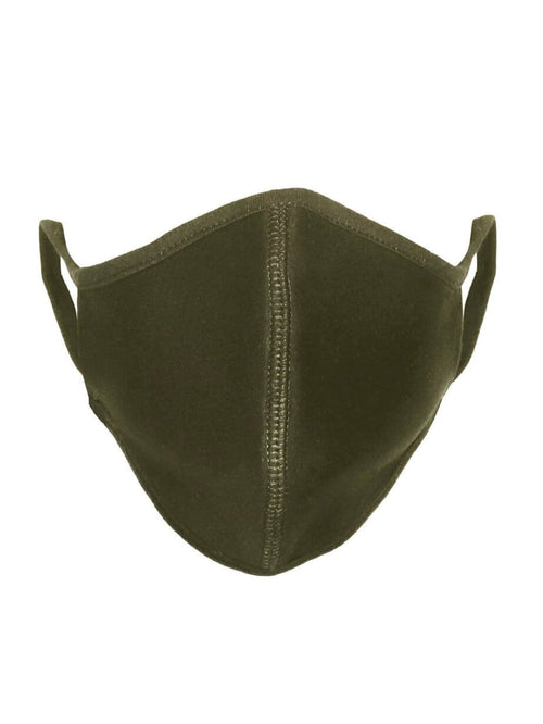 Cloth mask - Olive Green (organic cotton) - TeeShoppen Group™ - Accessories - TeeShoppen
