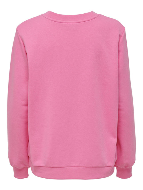 Color Reg Sweater - Pink - TeeShoppen Group™ - Shirt - ONLY