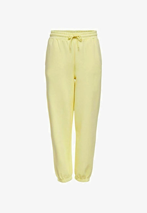 Comfy sweatpants - Pastel yellow - TeeShoppen Group™ - Pants - ONLY