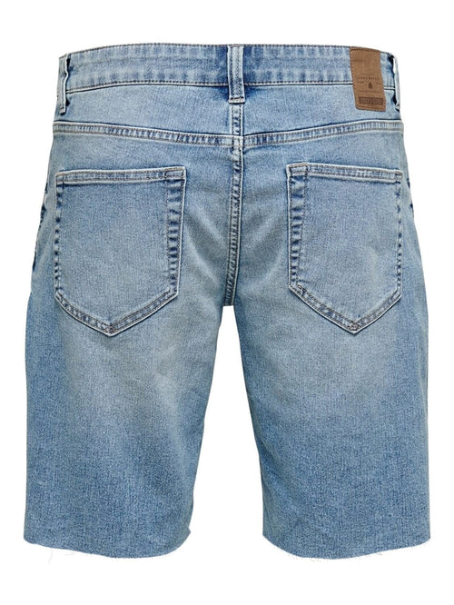 Denim Shorts - Light Blue - TeeShoppen Group™ - Shorts - Only & Sons