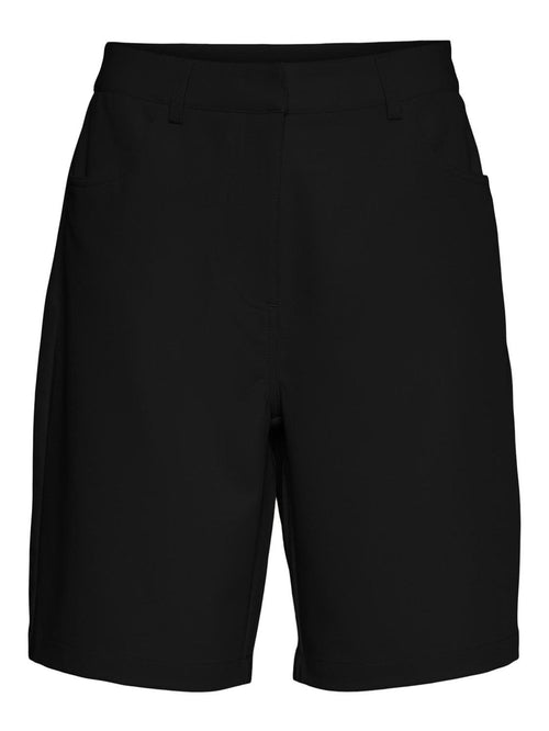 Drew High Waist Wide Shorts - Black - TeeShoppen Group™ - Shorts - Noisy May
