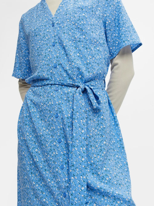 Ema Elise Shirt Dress - Marina - TeeShoppen Group™ - Dress - Object