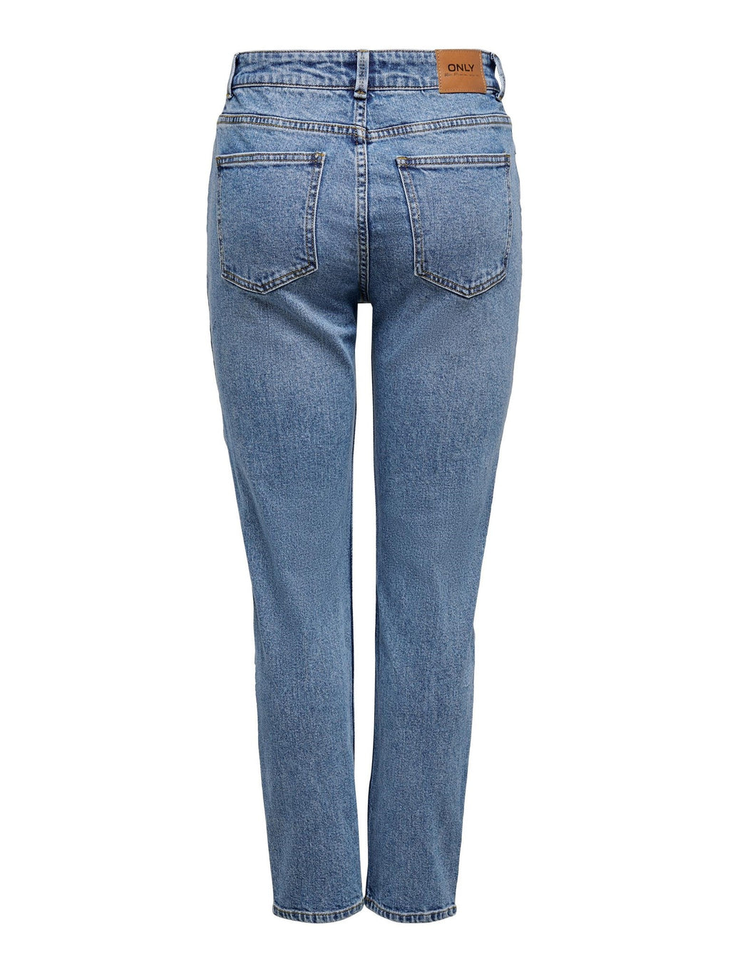 Emily High Waist Jeans - Medium Blue