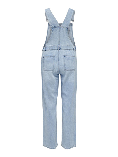 Emmi Denim Overall - Light Blue Denim - TeeShoppen Group™ - Jeans - ONLY