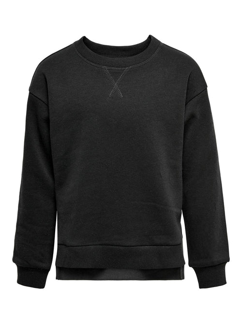 Every Life O-Neck Sweatshirt - Black - TeeShoppen Group™ - Shirt - Kids Only