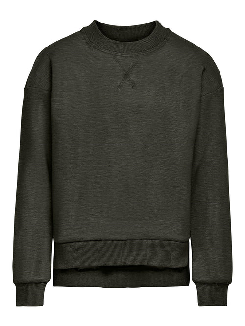 Every Life O-Neck Sweatshirt - Raisin - TeeShoppen Group™ - Shirt - Kids Only
