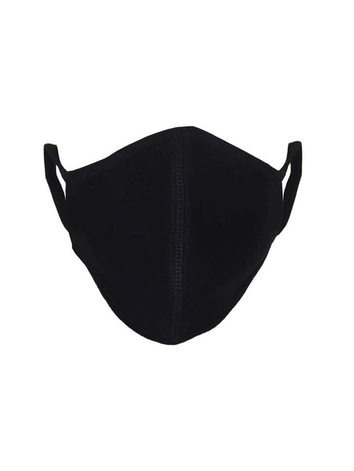 Fabric mask with 3 layers - Black (organic cotton) - TeeShoppen Group™ - Accessories - TeeShoppen