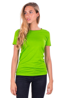 Eingebautes T -Shirt - Limettengrün
