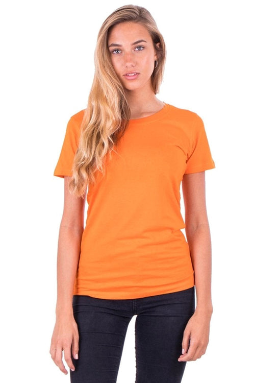 Fitted t-shirt - Orange - TeeShoppen Group™ - T-shirt - TeeShoppen