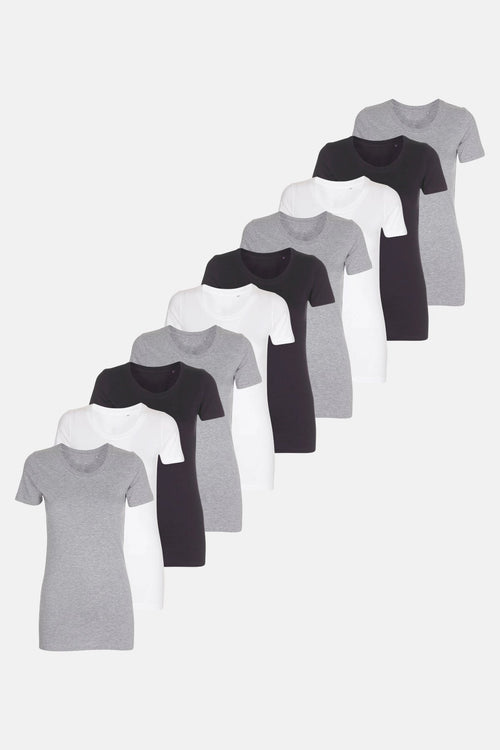 Fitted T-shirt - Package Deal (10 pcs.) - TeeShoppen Group™ - T-shirt - TeeShoppen