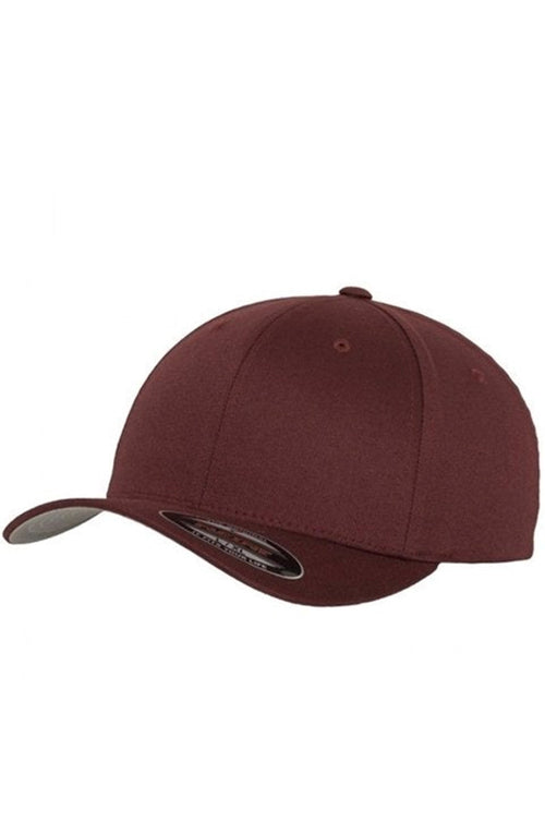 FlexFit Original Baseball Cap - Burgundy Red - TeeShoppen Group™ - Accessories - Flexfit