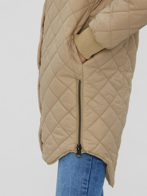 Hayle 3/4 Jacket - Beige - TeeShoppen Group™ - Jacket - Vero Moda