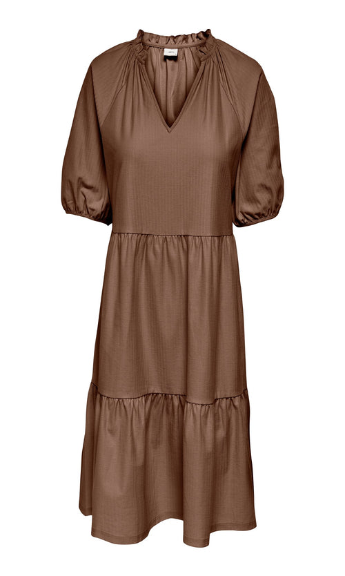 Helena Dress - Brown - TeeShoppen Group™ - Dress - Jacqueline de Yong