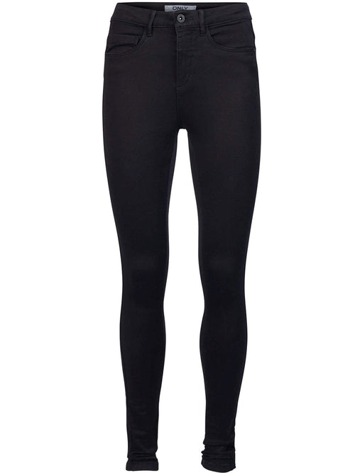High skinny fit jeans - Black - TeeShoppen Group™ - Jeans - ONLY