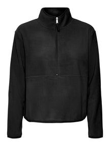 Ilsa Halb Zip Fleece - Schwarz