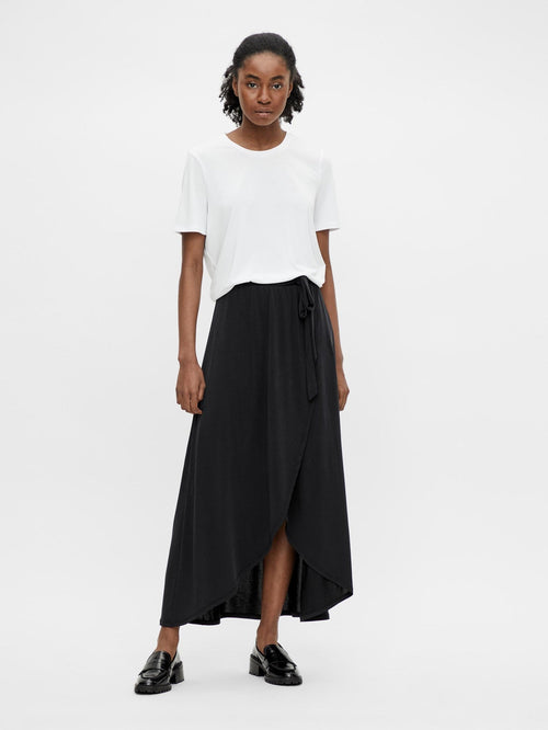 Jannie Maxi Skirt - Sort - TeeShoppen Group™ - Skirt - Object