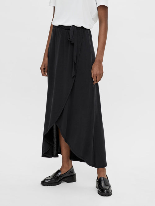 Jannie Maxi Skirt - Sort - TeeShoppen Group™ - Skirt - Object