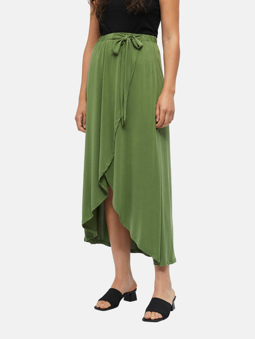 Jannie Maxi Skirt - Vineyard Green - TeeShoppen Group™ - Skirt - Object