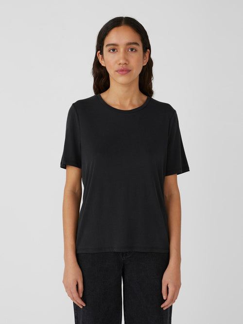 Jannie T-Shirt - Sort - TeeShoppen Group™ - T-shirt - Object