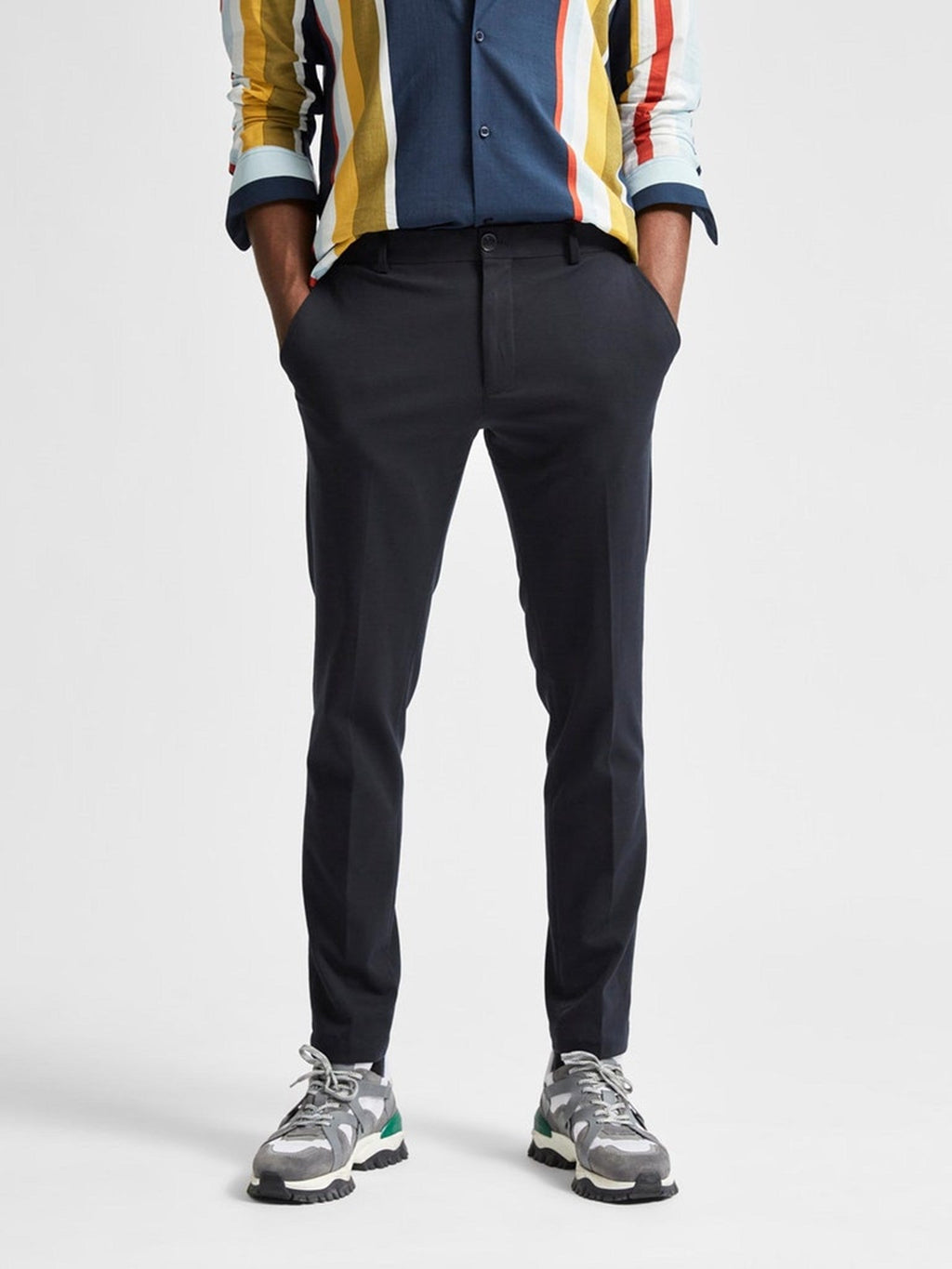 Jim Flex Hosen - Navy Blazer