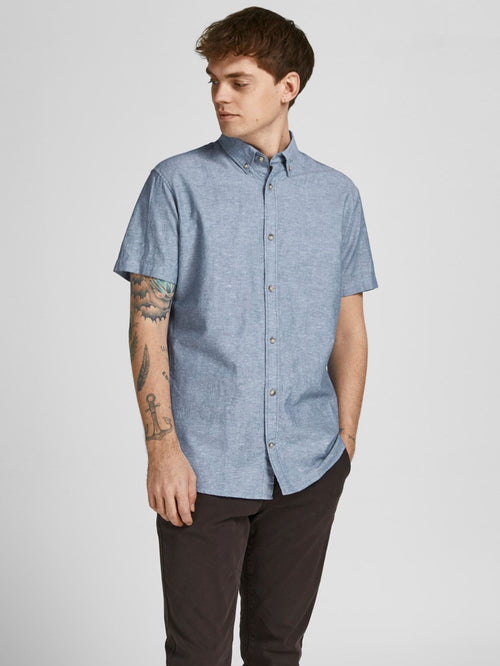 JJ Summer Shirt - Faded Denim - TeeShoppen Group™ - Formal Shirts & Blouses - Jack & Jones