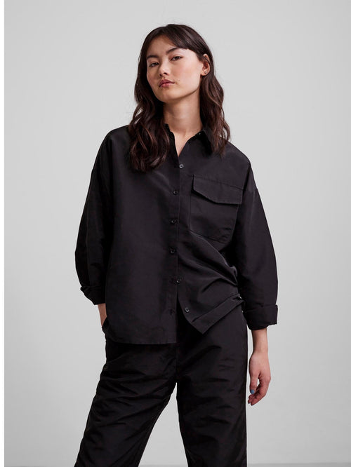 Jylla Shirt - Black - TeeShoppen Group™ - Formal Shirts & Blouses - PIECES