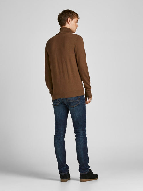 Knitted turtleneck sweater - Desert Palm - TeeShoppen Group™ - Knitwear - Jack & Jones