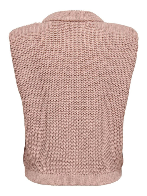 Knitted Vest - Rose Dawn - TeeShoppen Group™ - Knitwear - ONLY