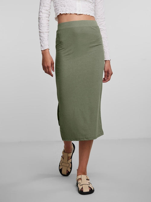 Kylie Skirt - Deep Lichen Green - TeeShoppen Group™ - Skirt - PIECES