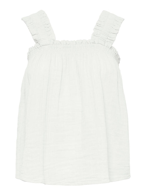 Lelou Top - Bright White - TeeShoppen Group™ - T-shirt - PIECES