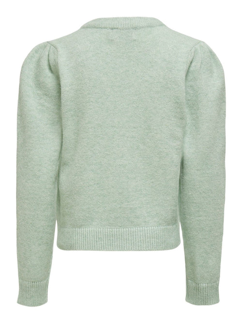 Lesly Pullover - Frost Green - TeeShoppen Group™ - Knitwear - Kids Only